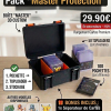 Pack "Master Protection" – Kit Complet 100 Cartes (Boîte de rangement + Toploaders + Sleeves)